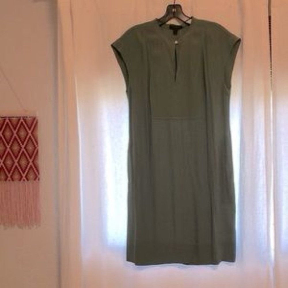 J. Crew Sage Green Easy Tunic Dress Size M